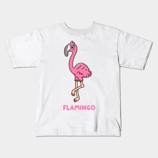 Kawaii flamingo Kids T-Shirt
